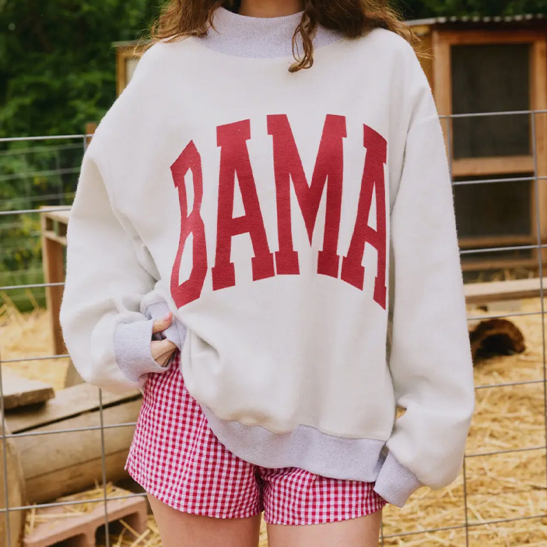 Personalized Alabama Reversible Mockneck