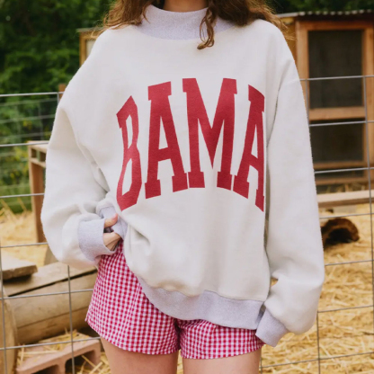 Personalized Alabama Reversible Mockneck