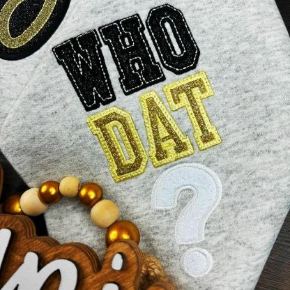 Custom Glittered Split Sweatshirt