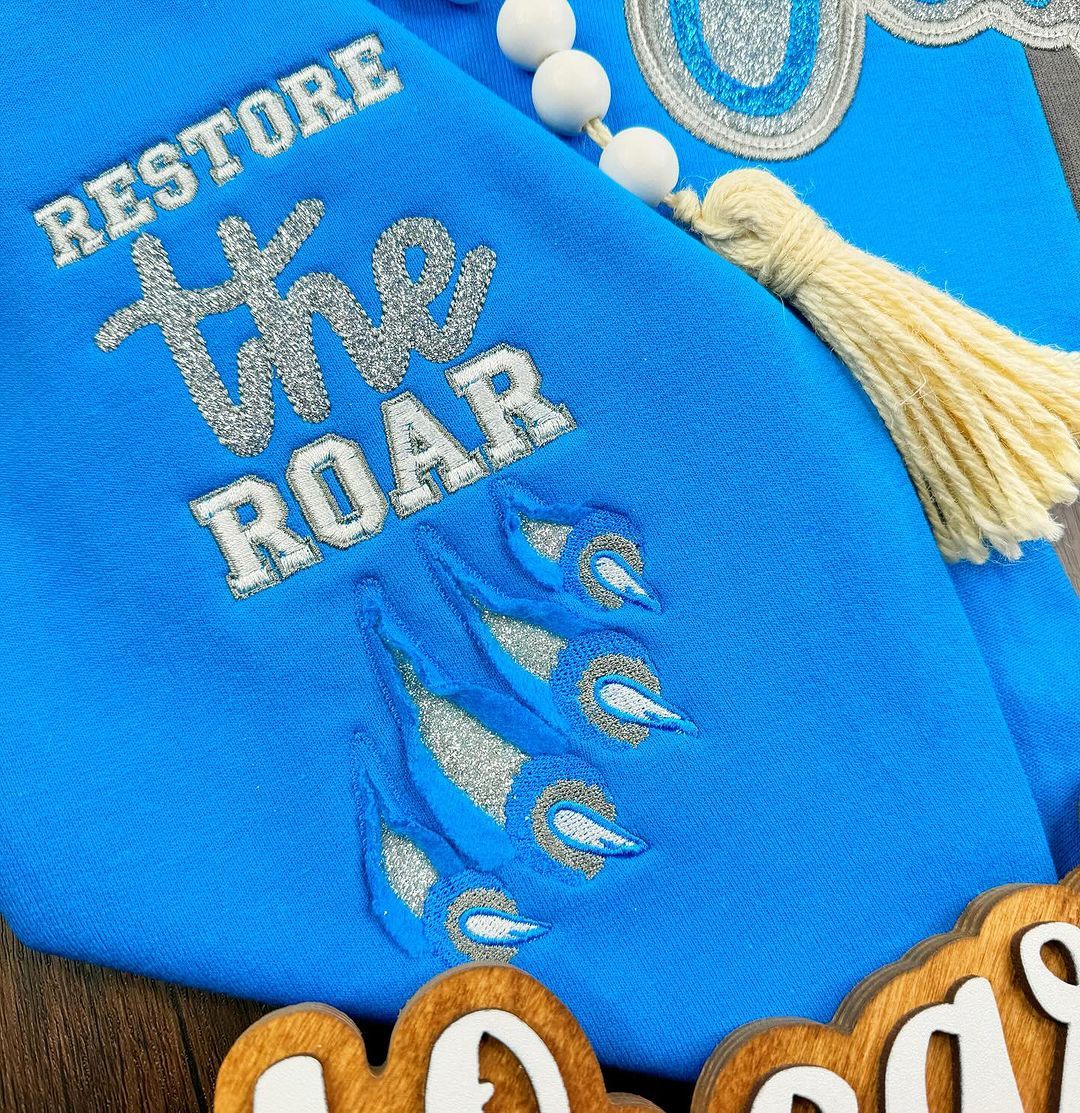 Custom Glittered Split Sweatshirt