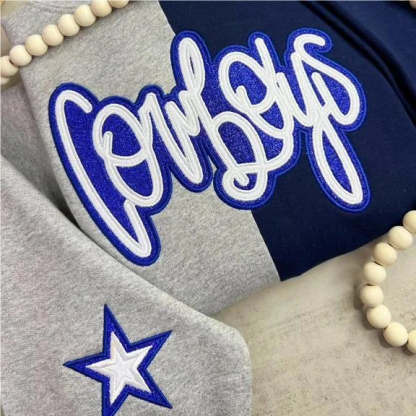 Custom Glittered Split Sweatshirt