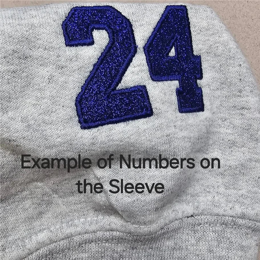 Custom Glittered Split Sweatshirt