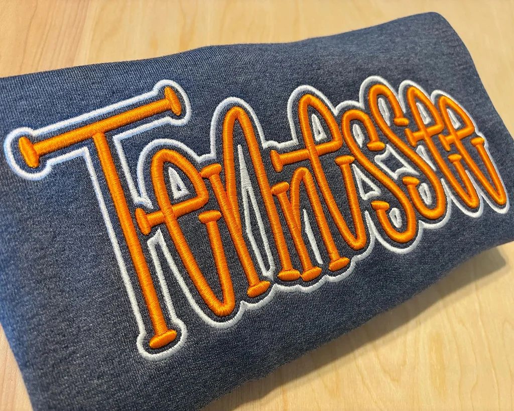 Custom Cropped Double 3D Puff Embroidered Sweatshirt