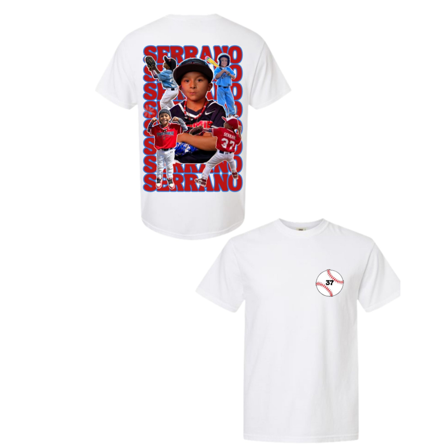 Custom Baseball Sports Photo Shirt