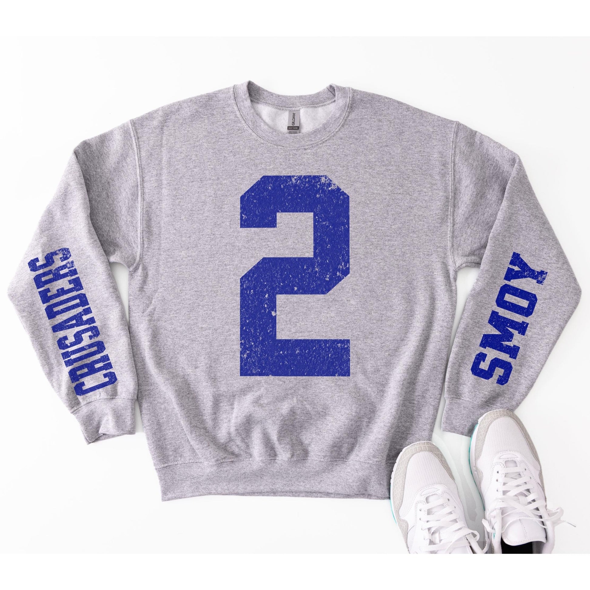 Custom Number Sweatshirt, Baseball Mom, Football Mama Sweater, Sports Number, Personalized Game Day