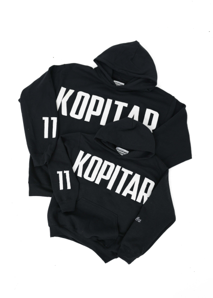 Custom Denim Name/Number Patchwork Sweatshirt