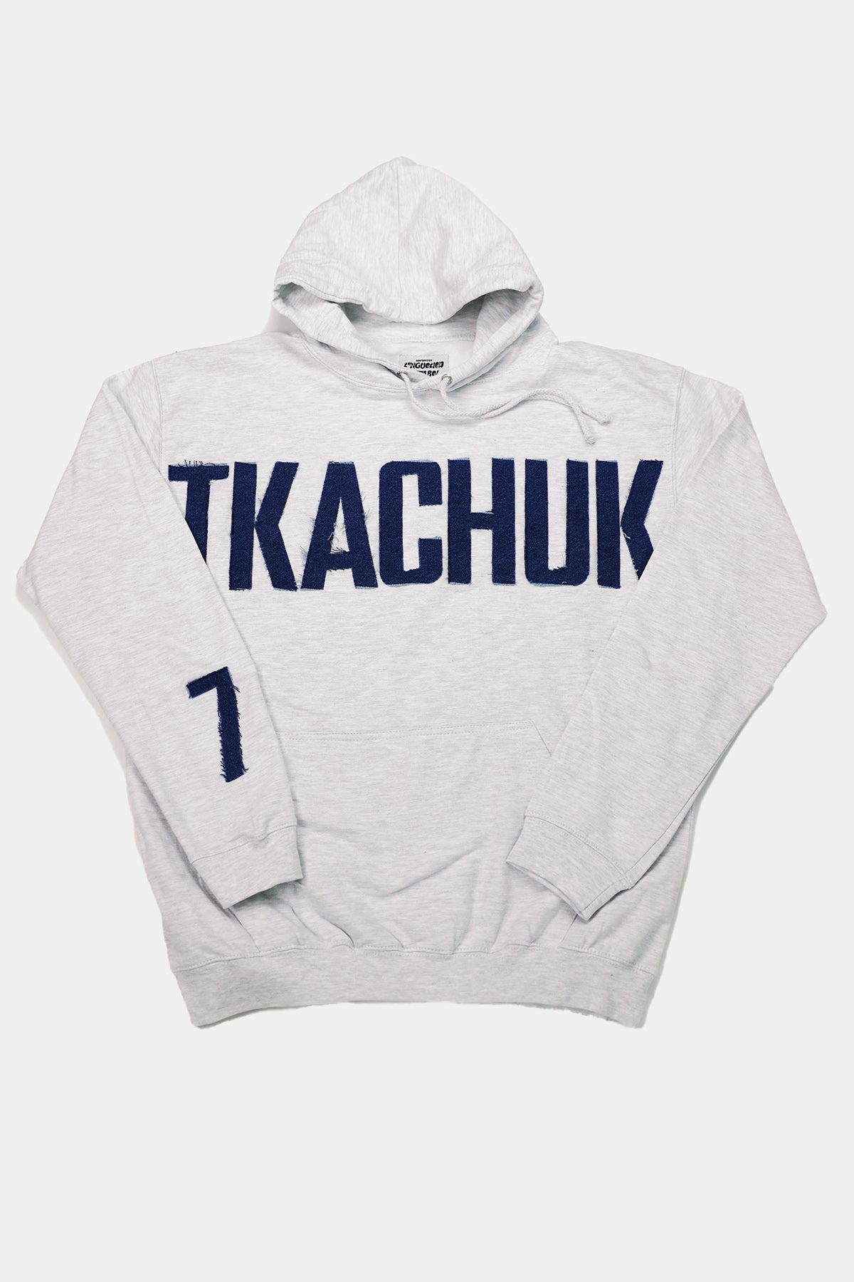 Custom Denim Name/Number Patchwork Sweatshirt