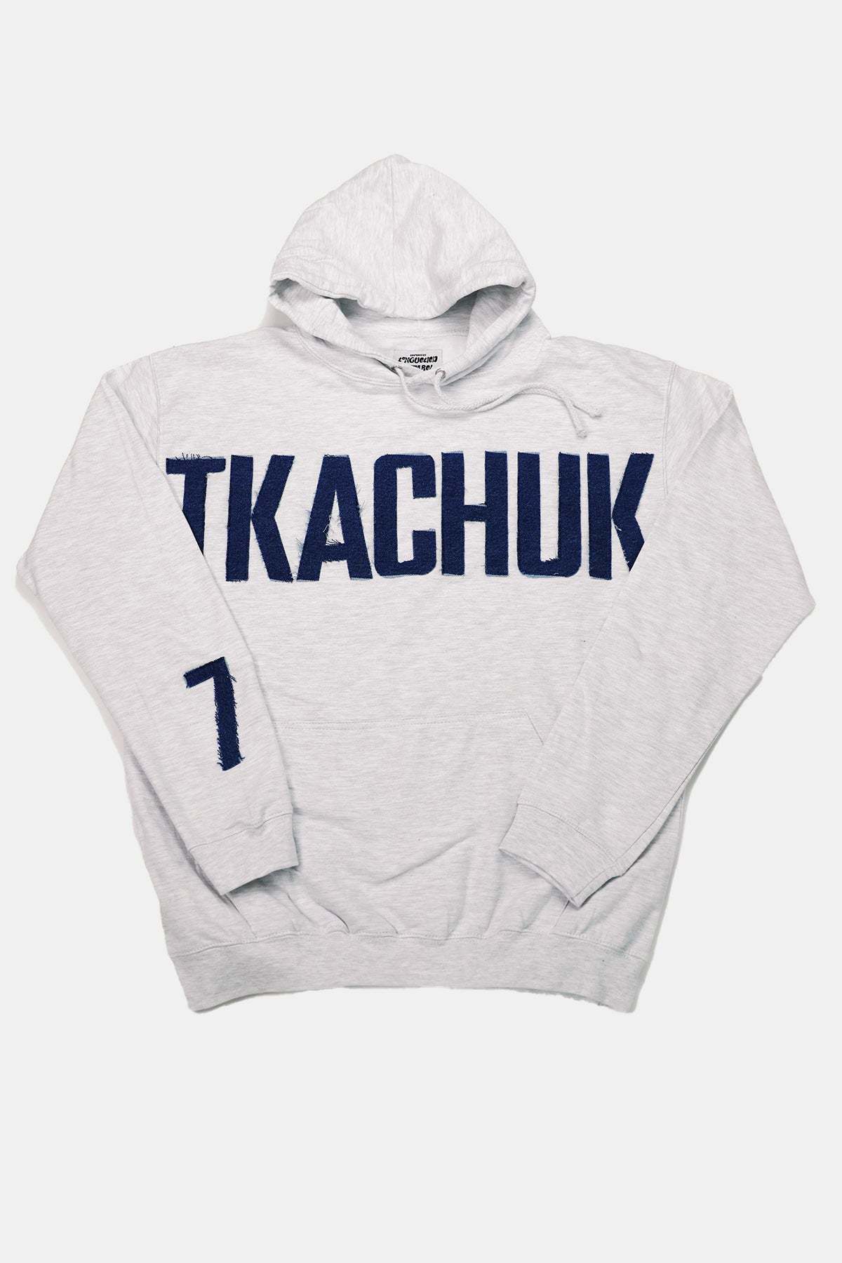 Custom Denim Name/Number Patchwork Sweatshirt