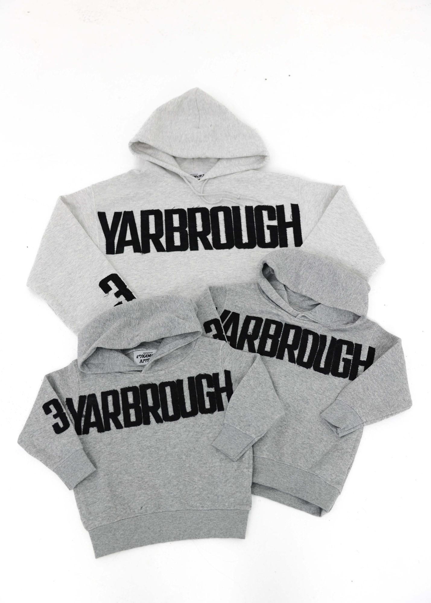 Custom Denim Name/Number Patchwork Sweatshirt