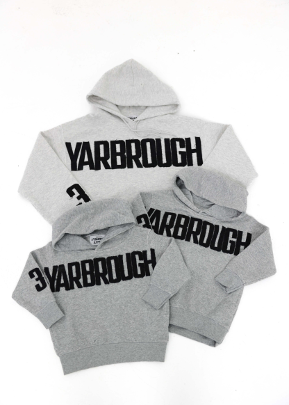 Custom Denim Name/Number Patchwork Sweatshirt