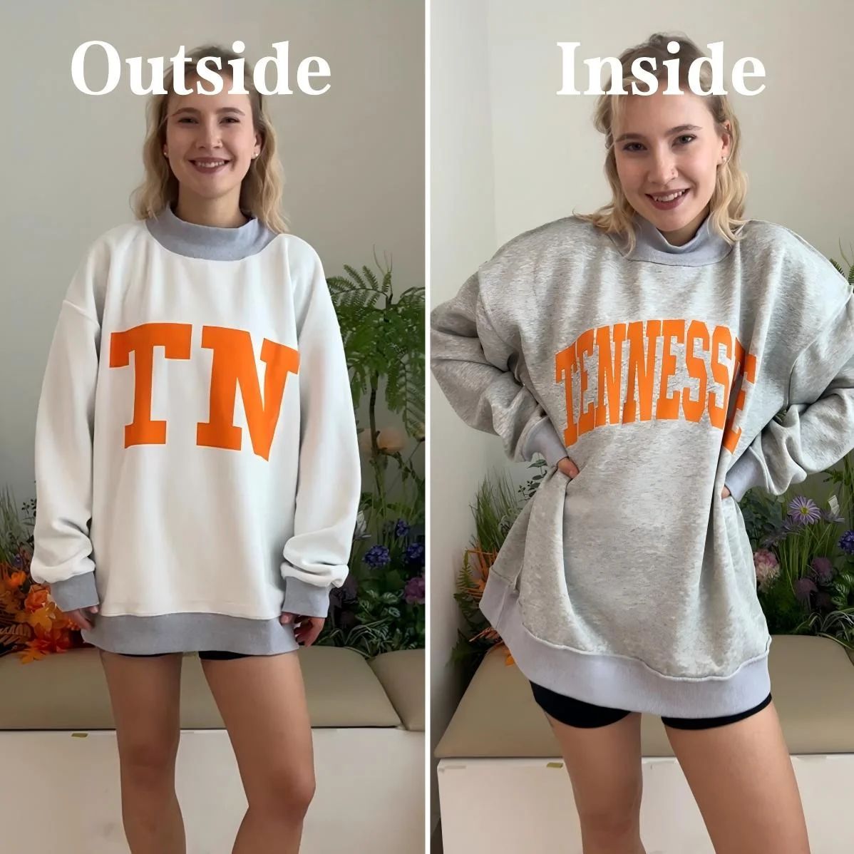 Custom College Team Reversible Mockneck