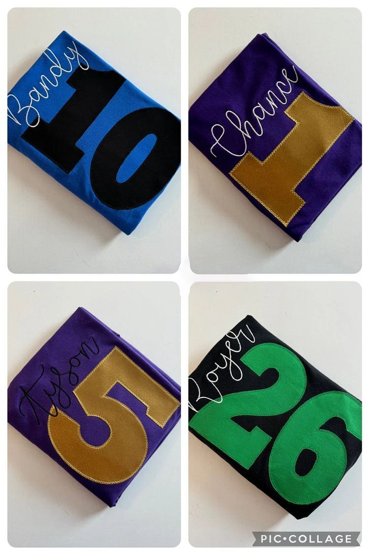 Custom Sports Number Last Name Shirt