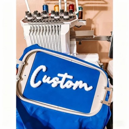 Custom Oversized Team Chenille Embroidered Sweatshirt