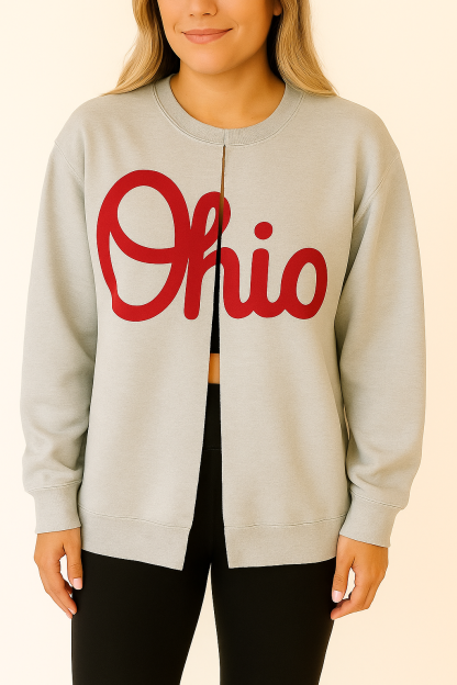 🏈📣 Game Day Spirit Print Sweatshirt | Customizable
