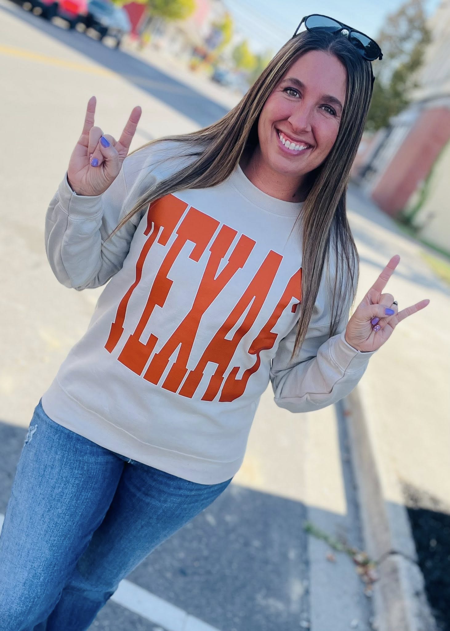 🏈📣 Game Day Spirit Print Sweatshirt | Customizable