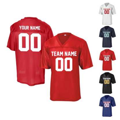 Custom Football Jersey With Name & Number-High-Performance Fabric For Teams & Fans, Personalize Your Game Day Gear