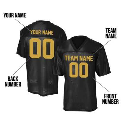 Custom Football Jersey With Name & Number-High-Performance Fabric For Teams & Fans, Personalize Your Game Day Gear