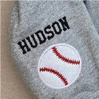 Custom Glittered Split Sweatshirt