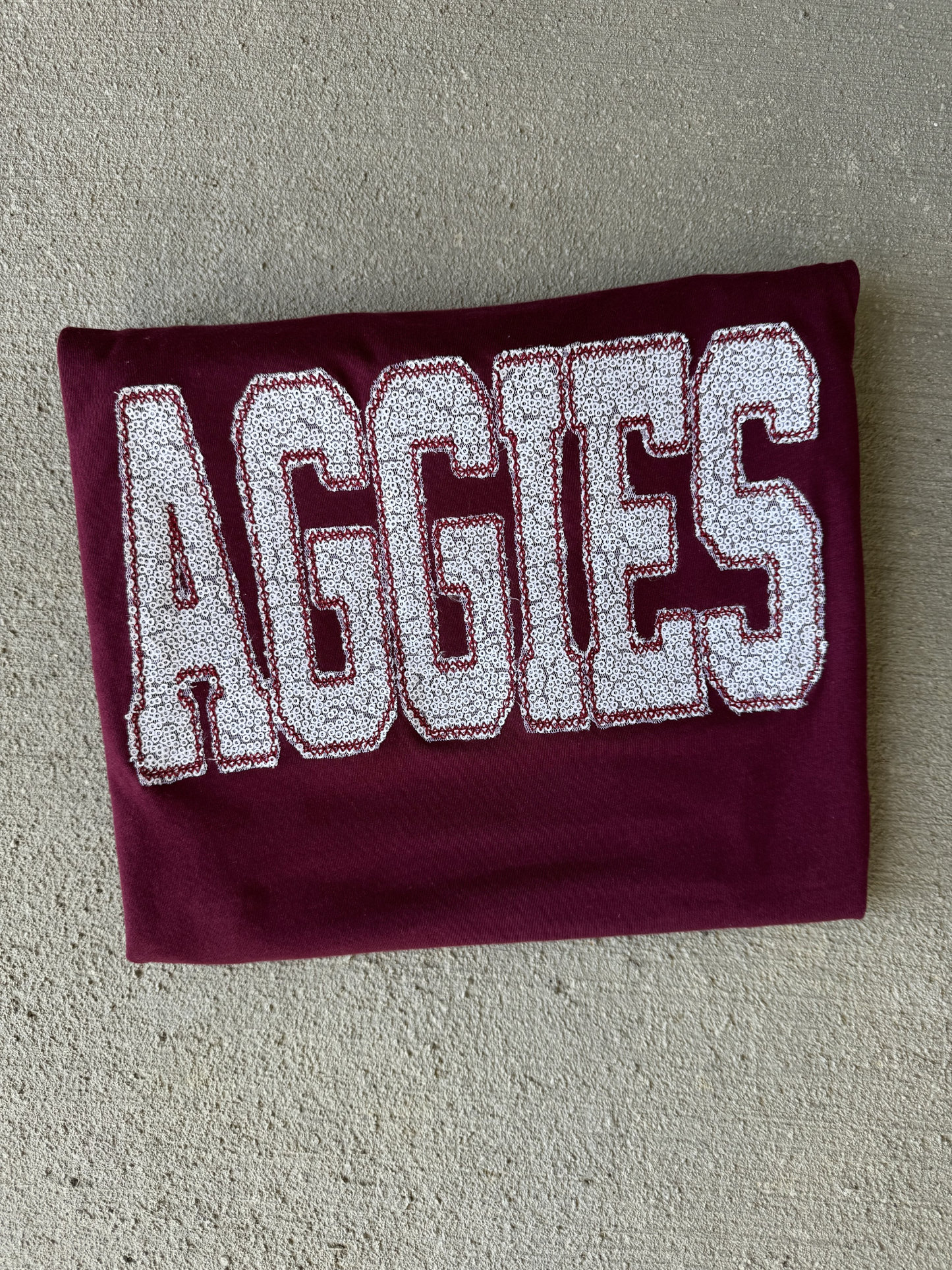 Personalized Sequin Applique Gameday Sweatshirt