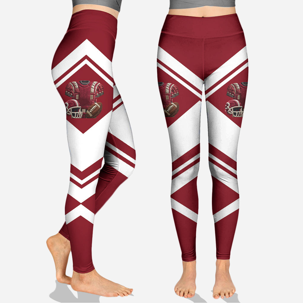 Proud Football Mama, Grandma- Personalized Football Hoodie And Leggings