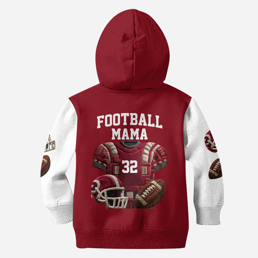 Proud Football Mama, Grandma- Personalized Football Hoodie And Leggings