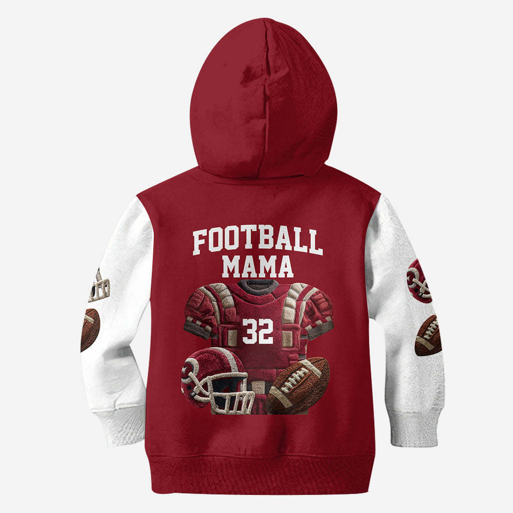 Proud Football Mama, Grandma- Personalized Football Hoodie And Leggings