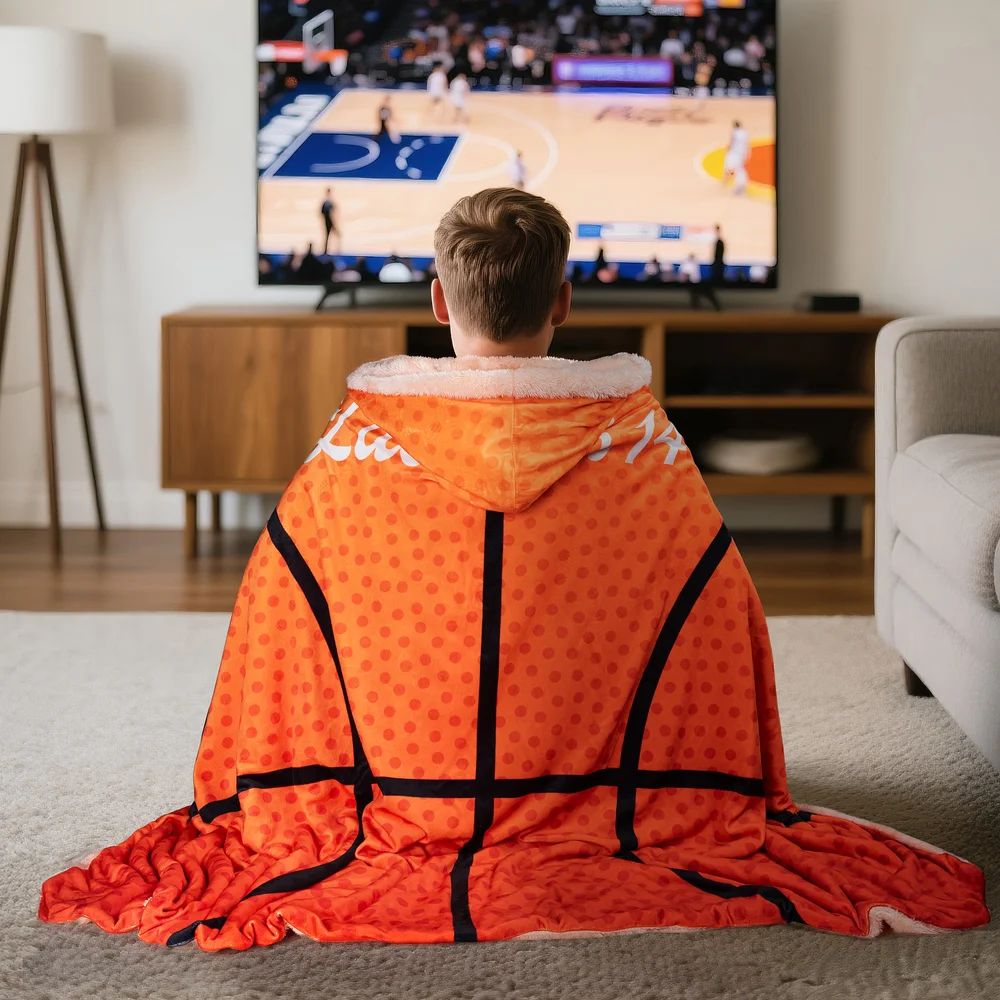 This Is My Territory - Personalized Player Sport Hooded Blanket