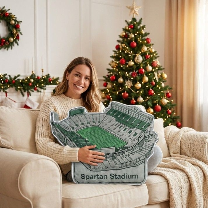 Spartan Stadium Plush Pillow