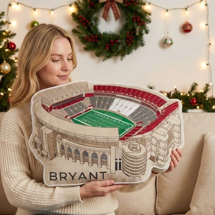Saban Field At Bryant Denny Stadium Plush Pillow
