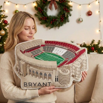 Saban Field At Bryant Denny Stadium Plush Pillow