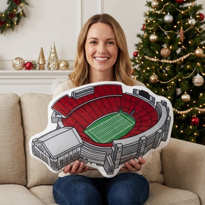 Camp Randall Stadium Plush Pillow