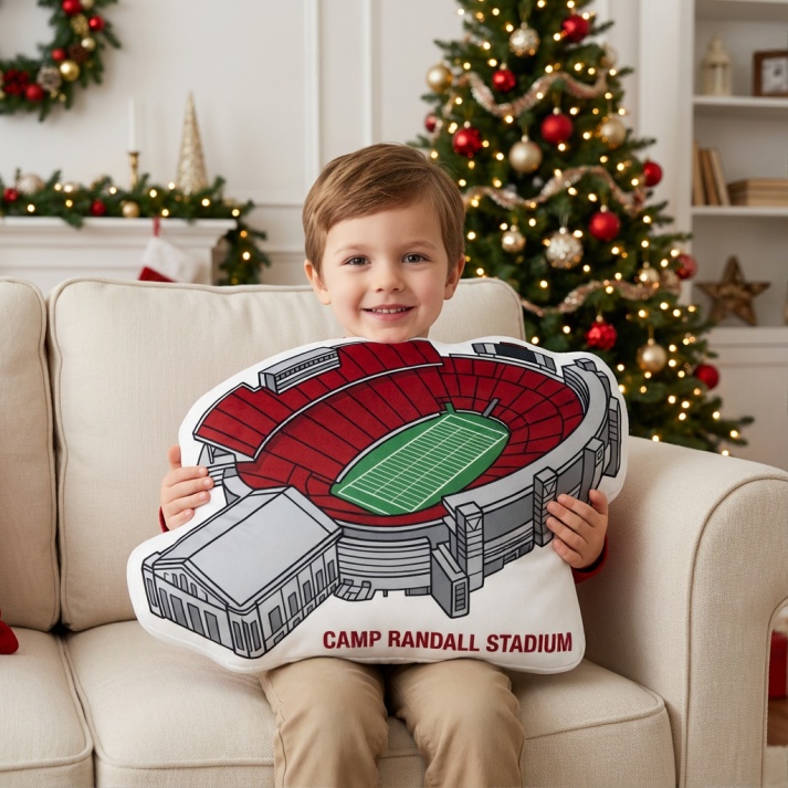 Camp Randall Stadium Plush Pillow