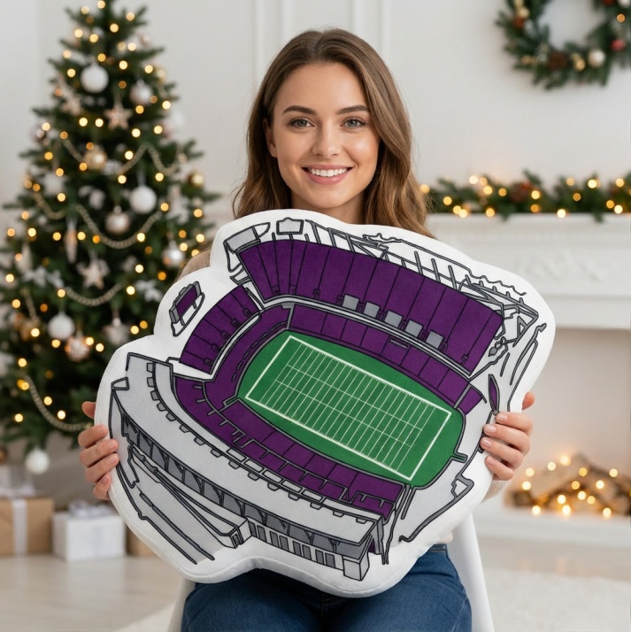 Amon G. Carter Stadium Plush Pillow
