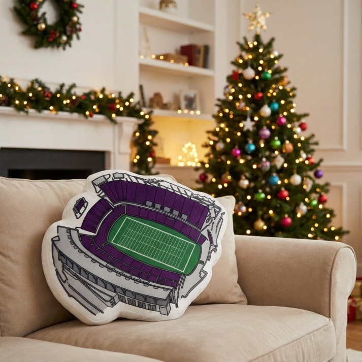 Amon G. Carter Stadium Plush Pillow