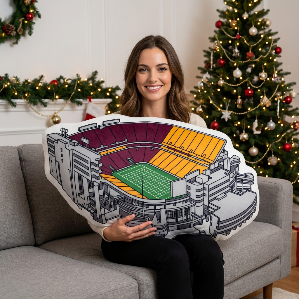 Mountain America Stadium Plush Pillow