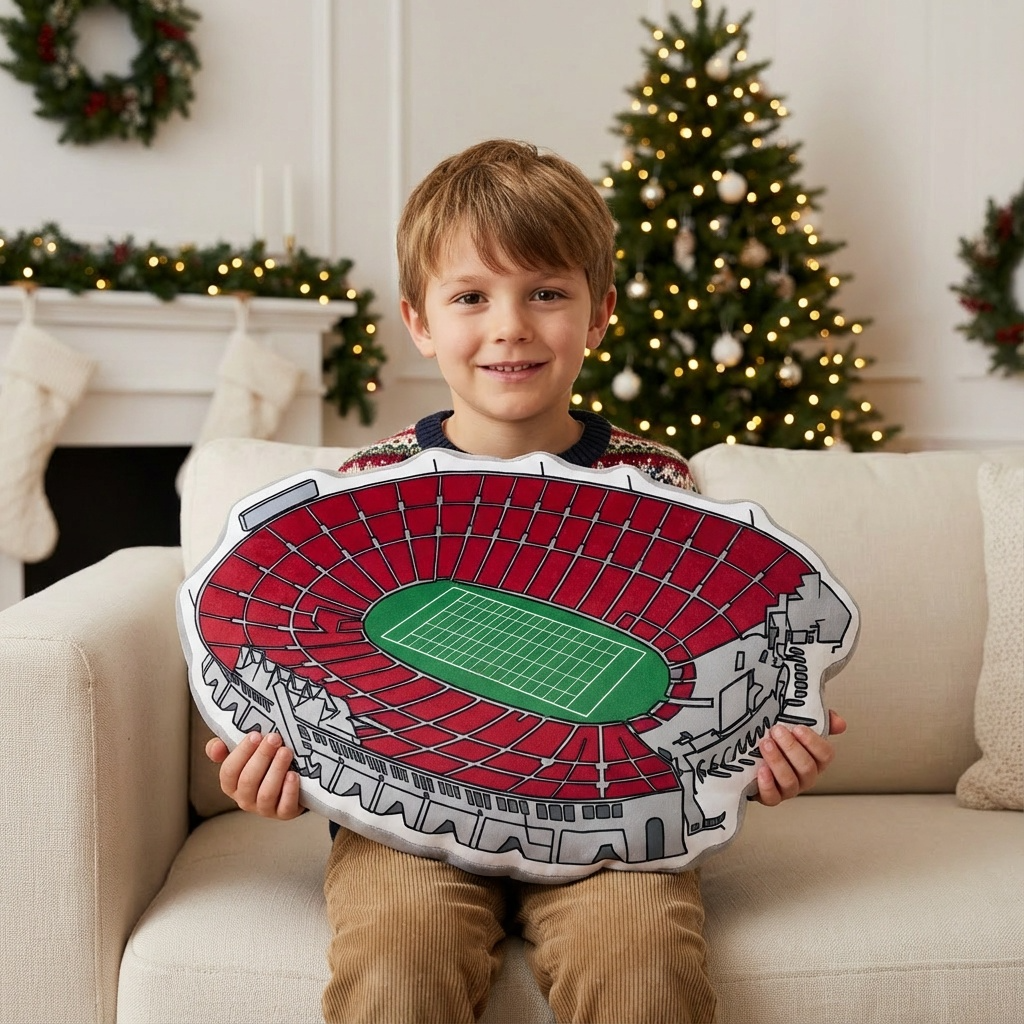 Memorial Coliseum Plush Pillow