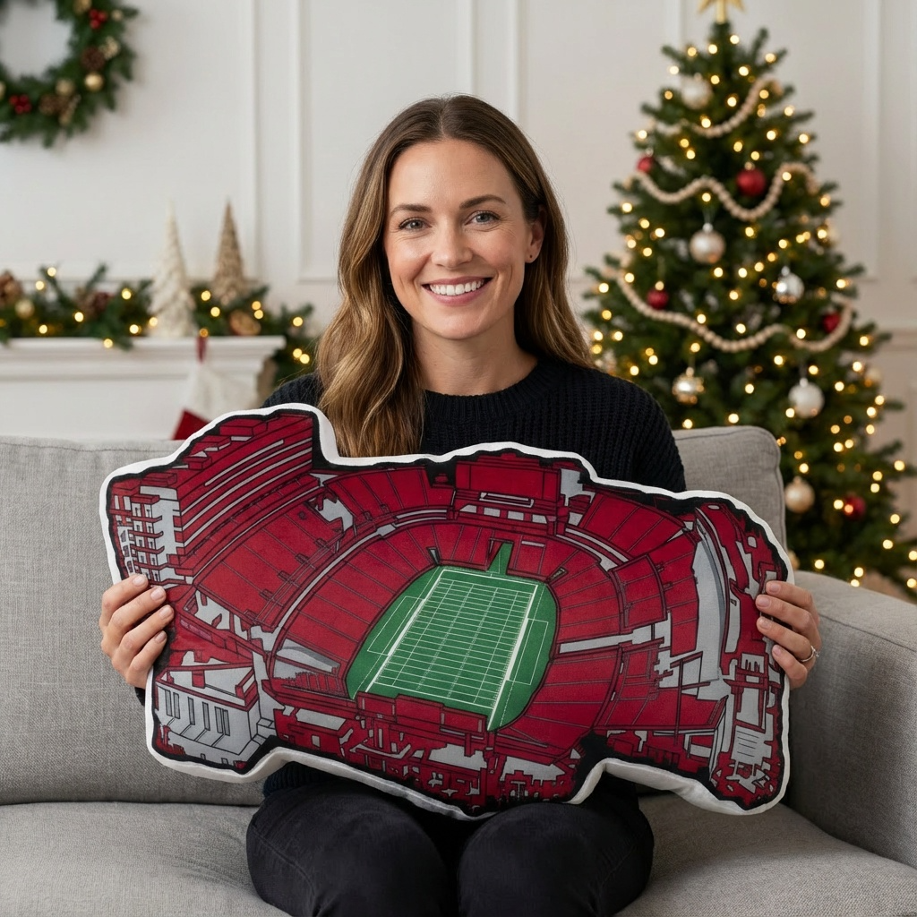 Jones AT&T Stadium Plush Pillow