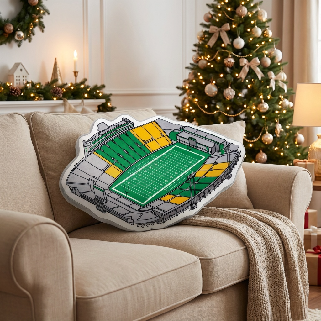 Joan C. Edwards Stadium Plush Pillow