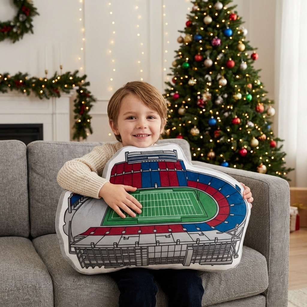 David Booth Kansas Memorial Stadium Plush Pillow