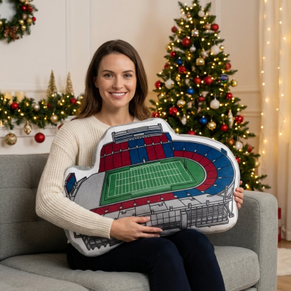 David Booth Kansas Memorial Stadium Plush Pillow