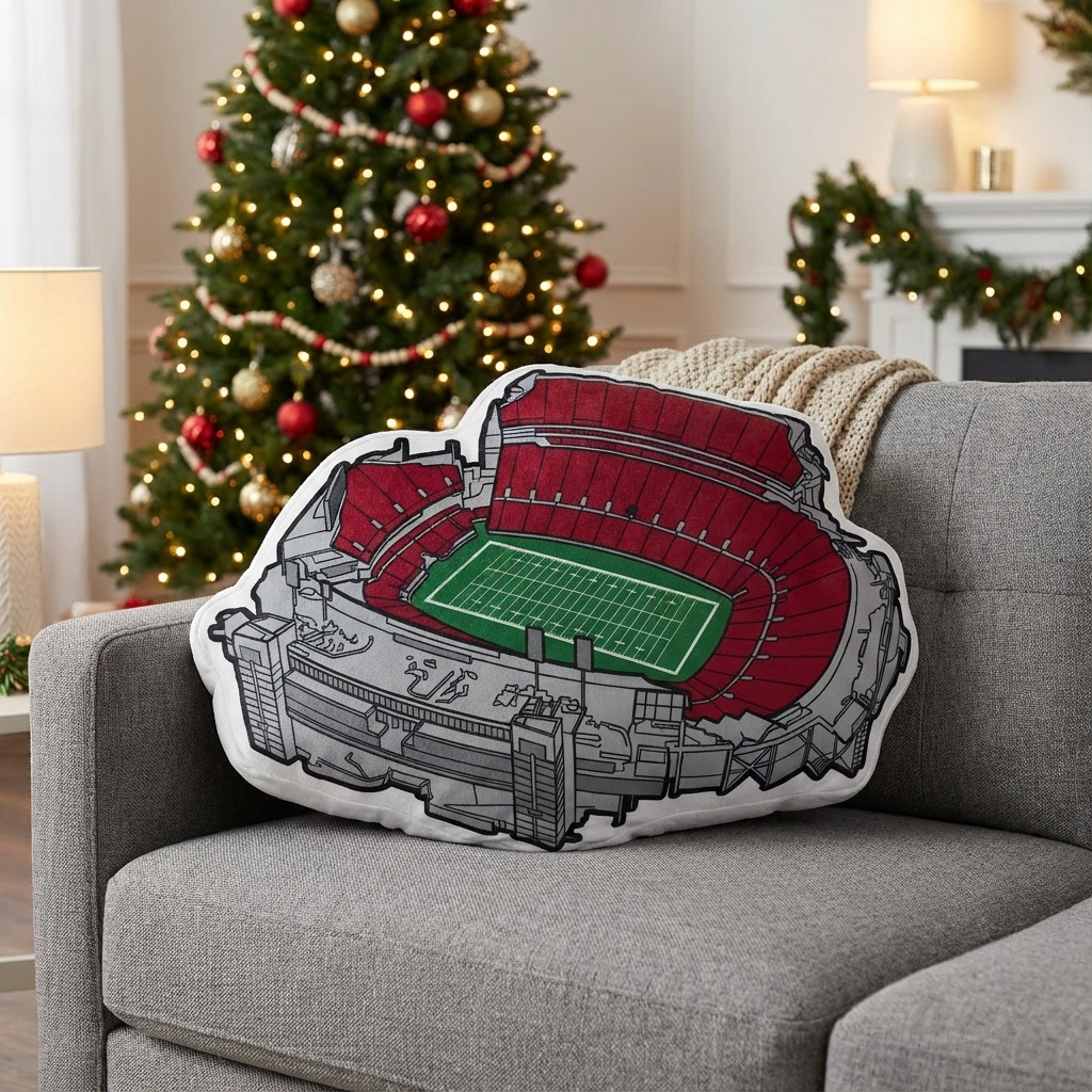 Cardinal Stadium Plush Pillow