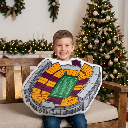 Huntington Bank Stadium Plush Pillow