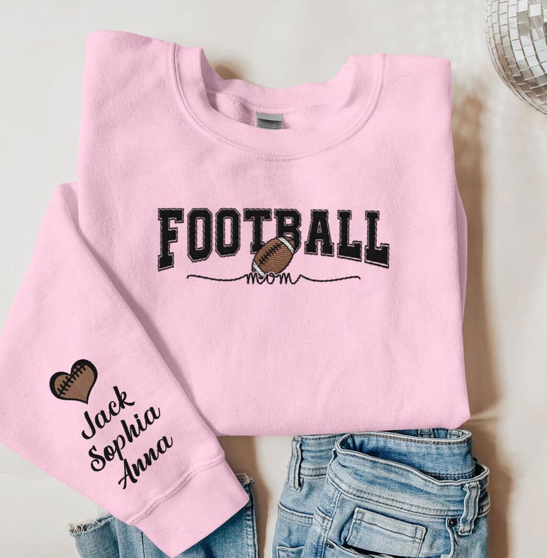 Custom Baseball Side Bow Cut-Out Sweatshirt, Plaid Baseball Pullover, Trendy Coquette Bow, Football Mom Embroidered Sweatshirt, Sport Gift