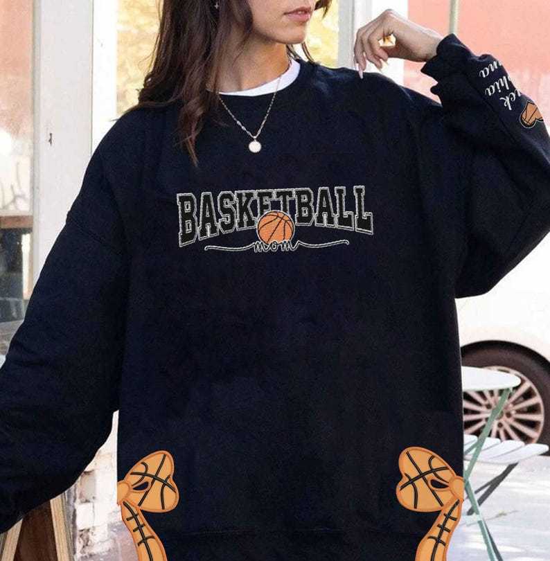 Custom Baseball Side Bow Cut-Out Sweatshirt, Plaid Baseball Pullover, Trendy Coquette Bow, Football Mom Embroidered Sweatshirt, Sport Gift