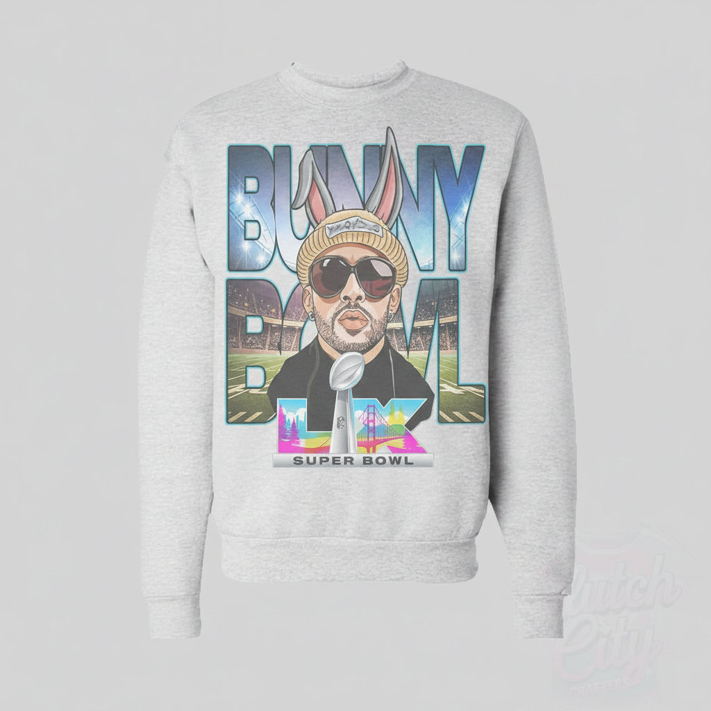 Bunny Bowl Ash Sweatshirt/T-shirt