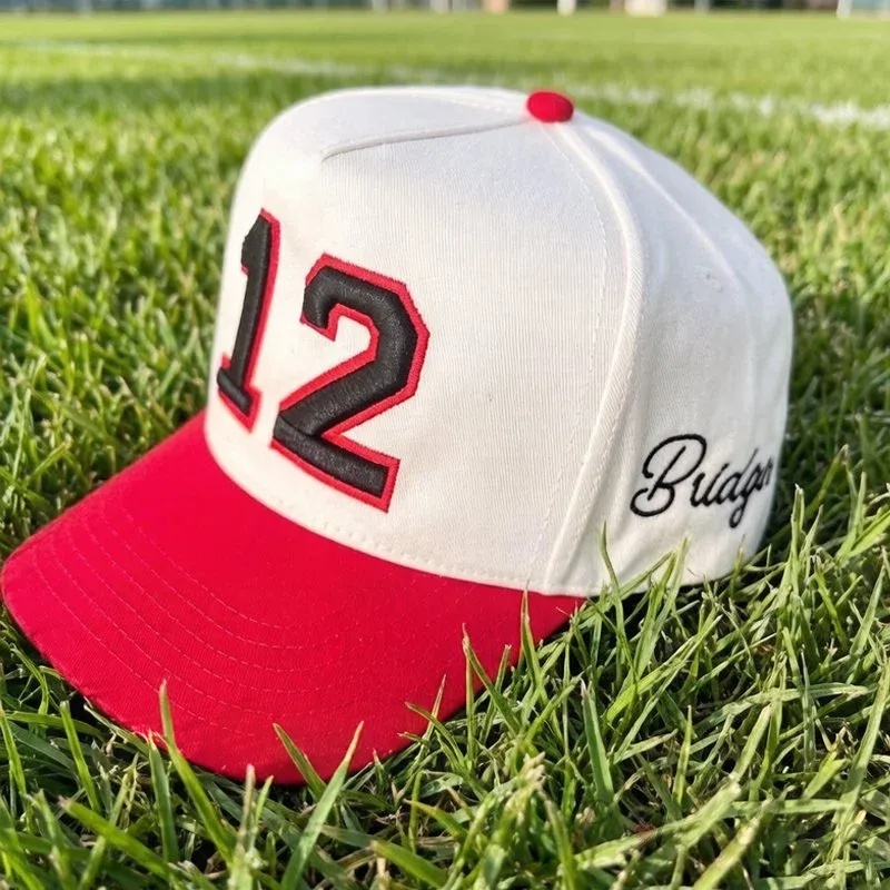 Proudstitch Custom Sports Number and Letter Hat Puff Embroidery Game Day Baseball Cap