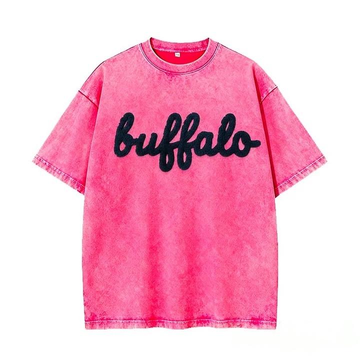 Personalized Chenille YARN EMBROIDERED Game Day Washed T-shirt