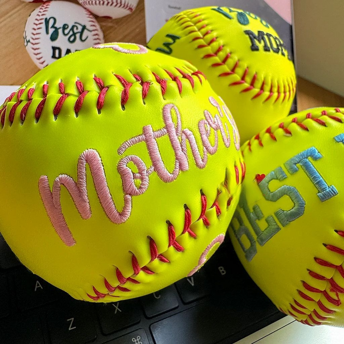 Custom Embroidered Baseball & Softball, Father's Day Gift, Mother's Day Gift