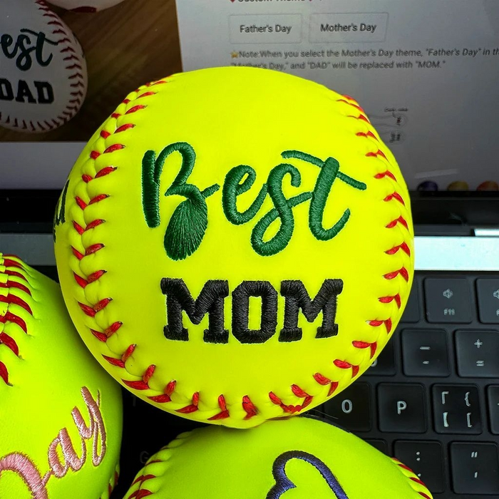 Custom Embroidered Baseball & Softball, Father's Day Gift, Mother's Day Gift