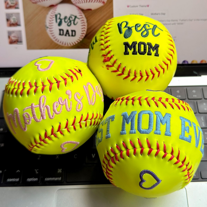 Custom Embroidered Baseball & Softball, Father's Day Gift, Mother's Day Gift